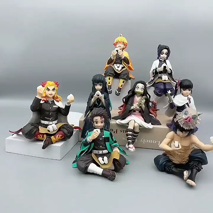 Figurine Akaza Demon Slayer - Statue Combat 18cm - Collection Anime - Cadeau Anniversaire Fans - PVC