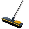 Blue -2-in-1 comb floor brush