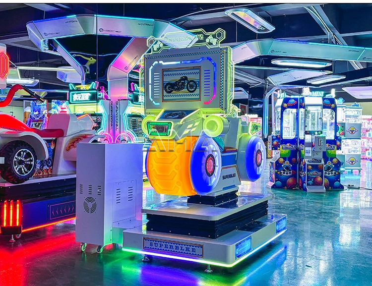 AMA Amusement Games Colorful Light Indoor Sports for Arcade Popular ...