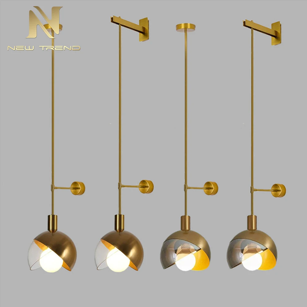 Applique murale LED de chevet de luxe – Lampe murale réglable moderne pour projet de chambre d’hôtel