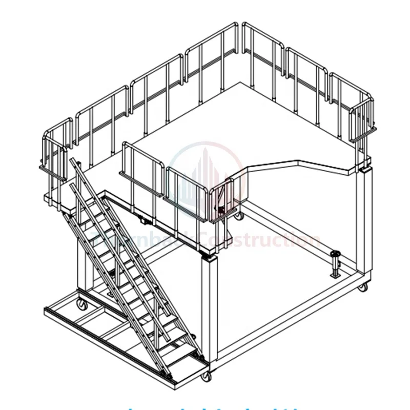 Portable Aft Cargo Ladder for Safe and Easy Access During Aircraft Maintenance for Outdoor and Workshop Use 10