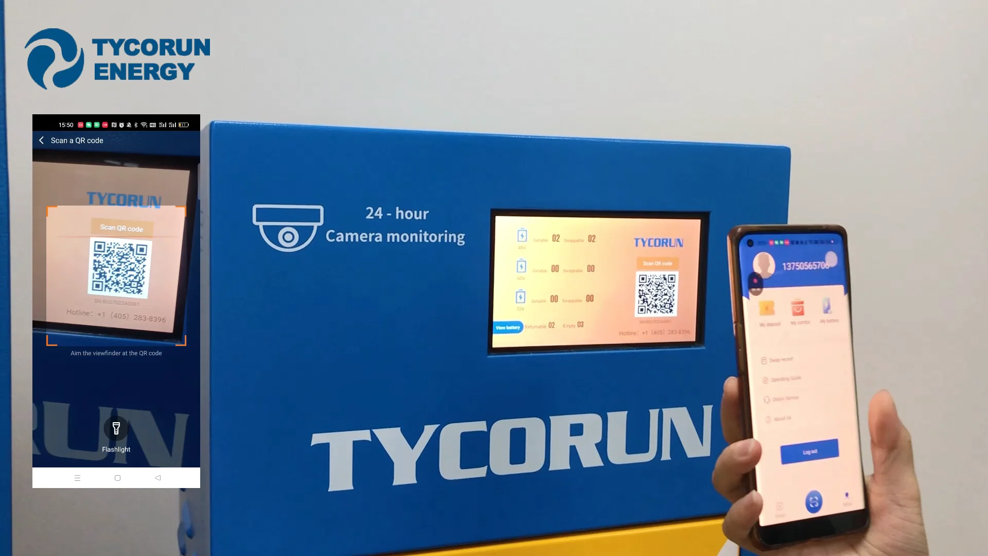 Tycorun Pdu Charging Lithium Battery Swap Station Charging