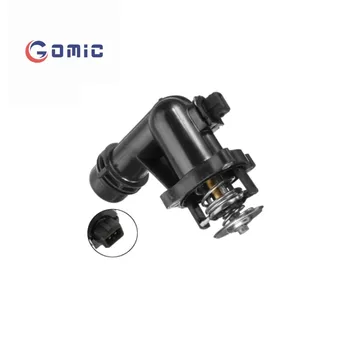 GOMIC Engine Cooling System Thermostat Coolant Housing Assembly for BMW E46 3 Series 316i 318i 11531437085 11531436042