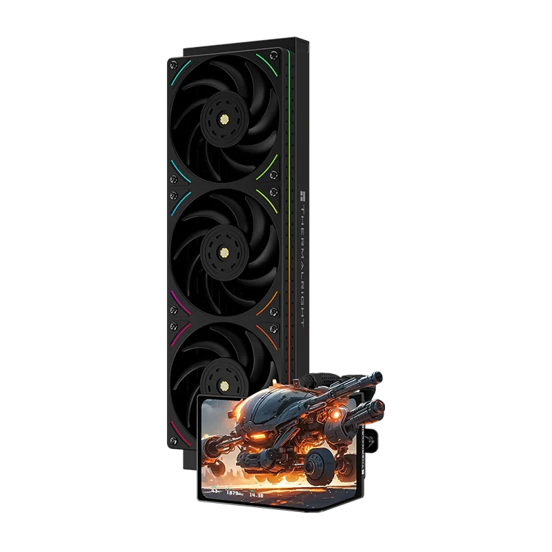 Thermalright Levita Vision 360 UB ARGB BLACK - Quiet & Efficient