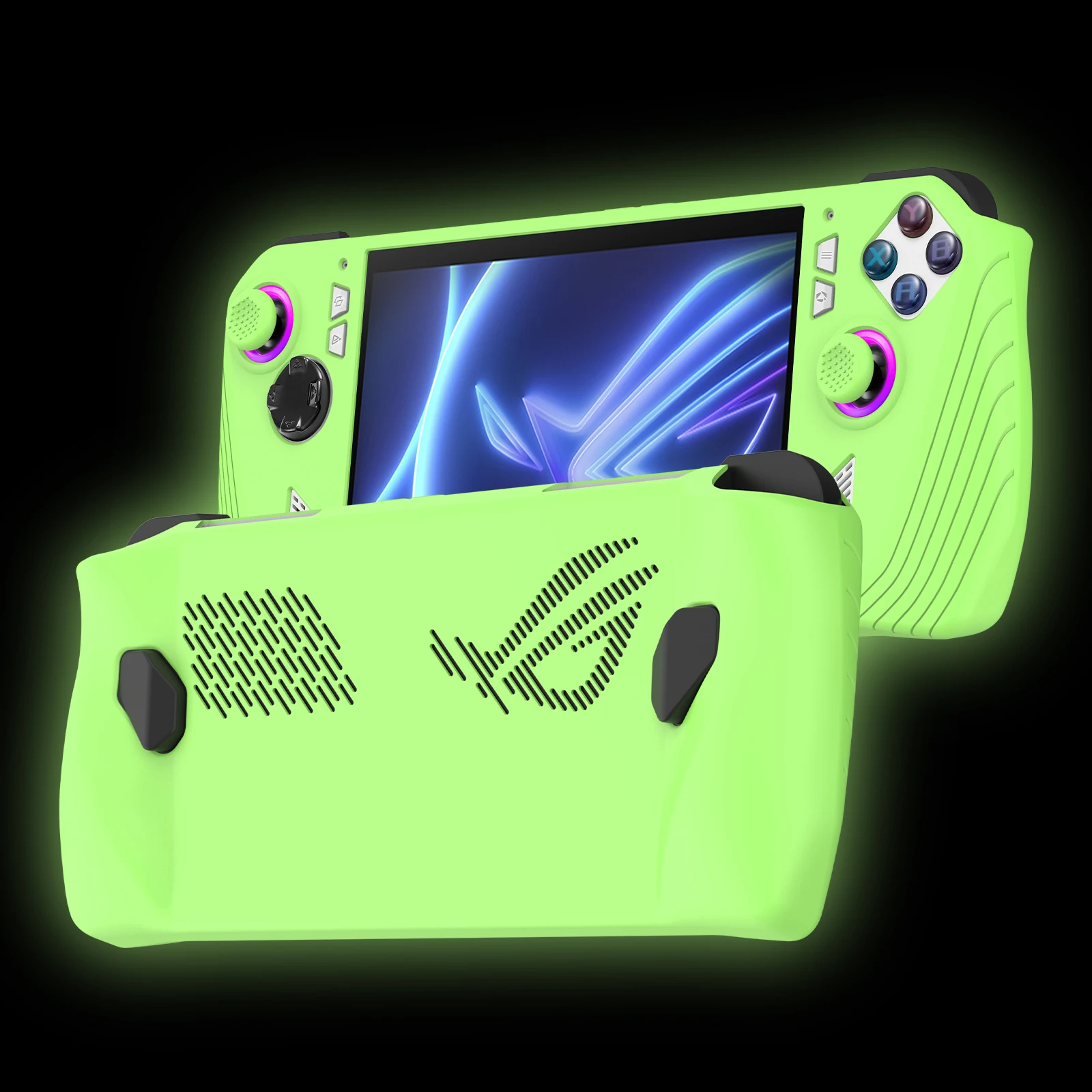Soft Cover Silicone Protective Case With Rocker Caps for Asus ROG Ally Gaming Handheld Accessories