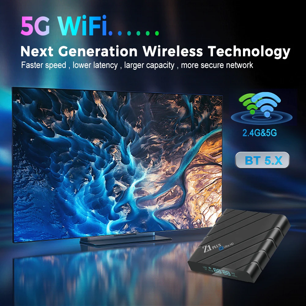 Z1 Plus Android TV Box - Smart, Versatile, and Powerful