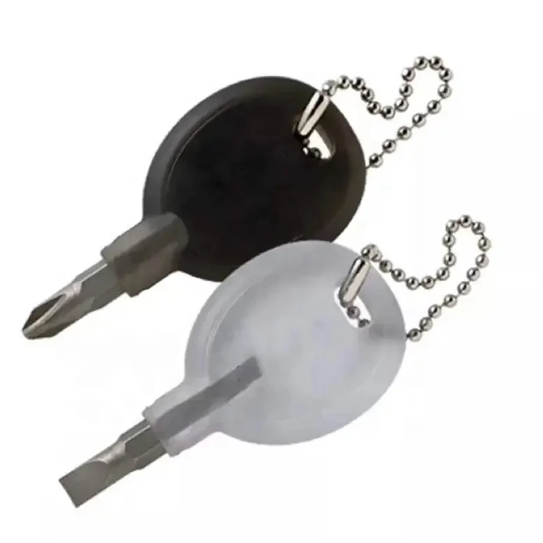 Promotional Mini Phillips T30 T40 T8 Screwdriver Key Shaped Screwdriver Key Combination Tool T8 Mini Screwdriver