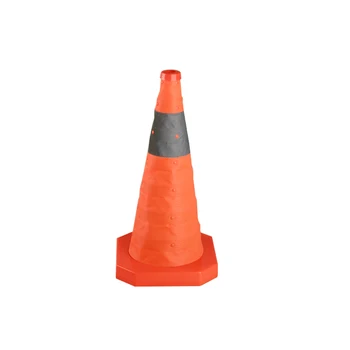 Parking Cones with Reflective Collars Orange Safety Cones for Parking lot Collapsible Traffic Safety Cones