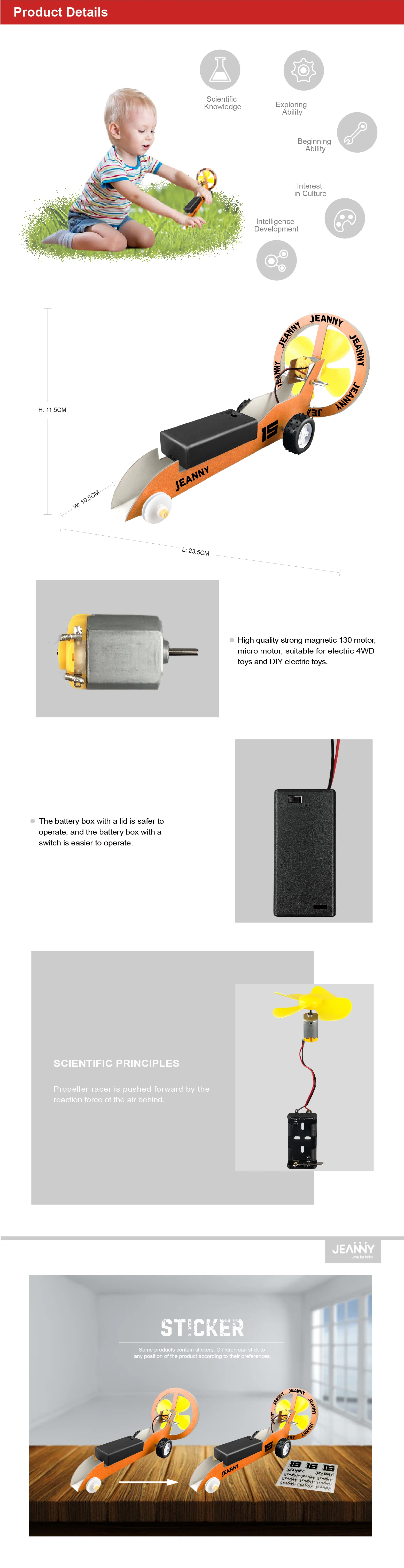 Steam Science Project With Learning Invention Toys Building Propeller