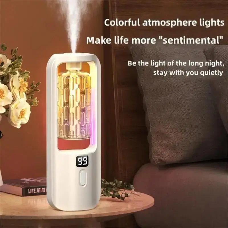 Professional Portable Mini Essential Oil Diffuser Home Hotel Bedroom Metal Machine Night Light Electric Power Source Fragrance