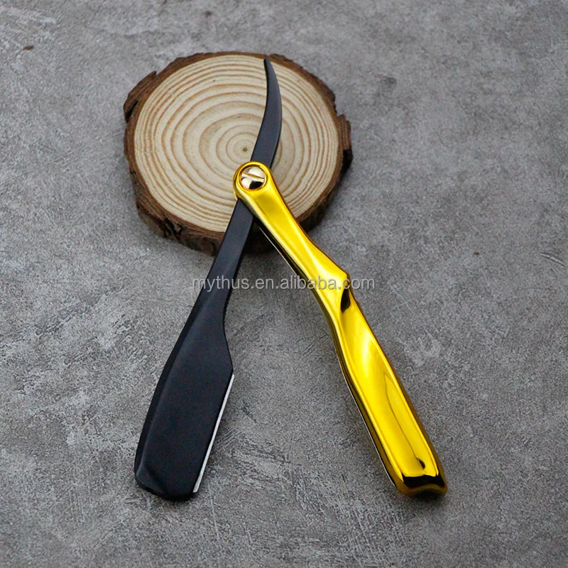 Electroplating Single Blade Razor - Manual Barber Shaving Knife