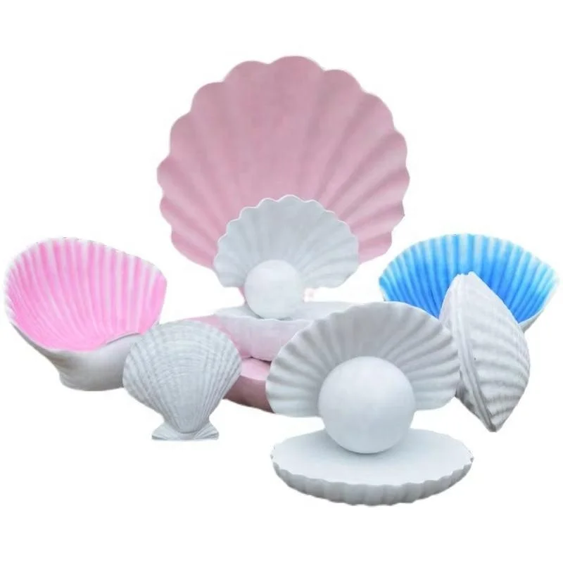 Fiberglass Figurine Giant Sea Shell Bench Fiberglass Marine Animal ...