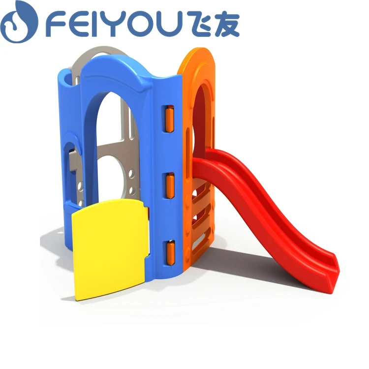 Kid plastic playhouse slide  toys indoor outdoor games funtional LLDPE material products