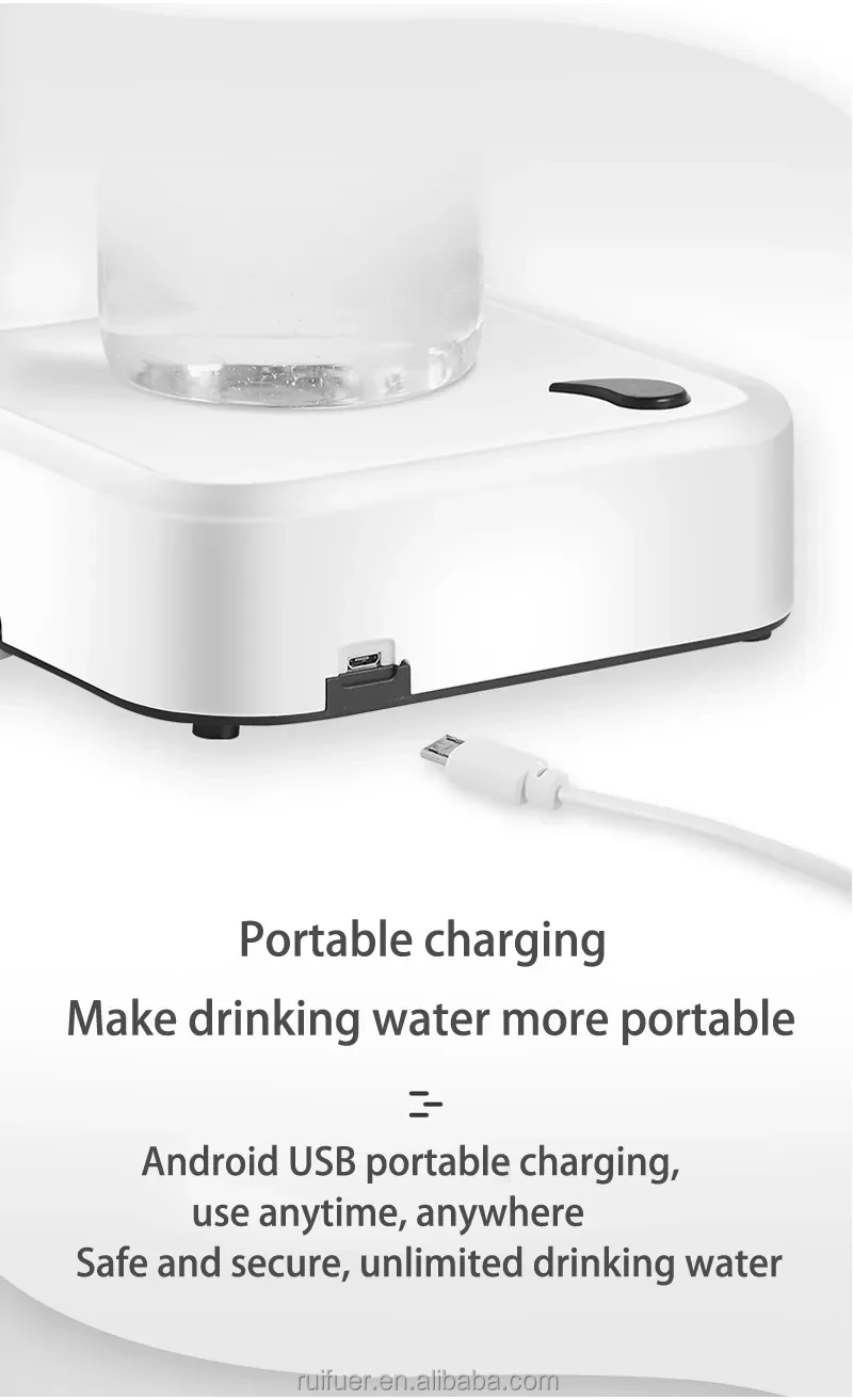 Portable Electric Water Pump For Gallon Rechargeable Water Dispenser