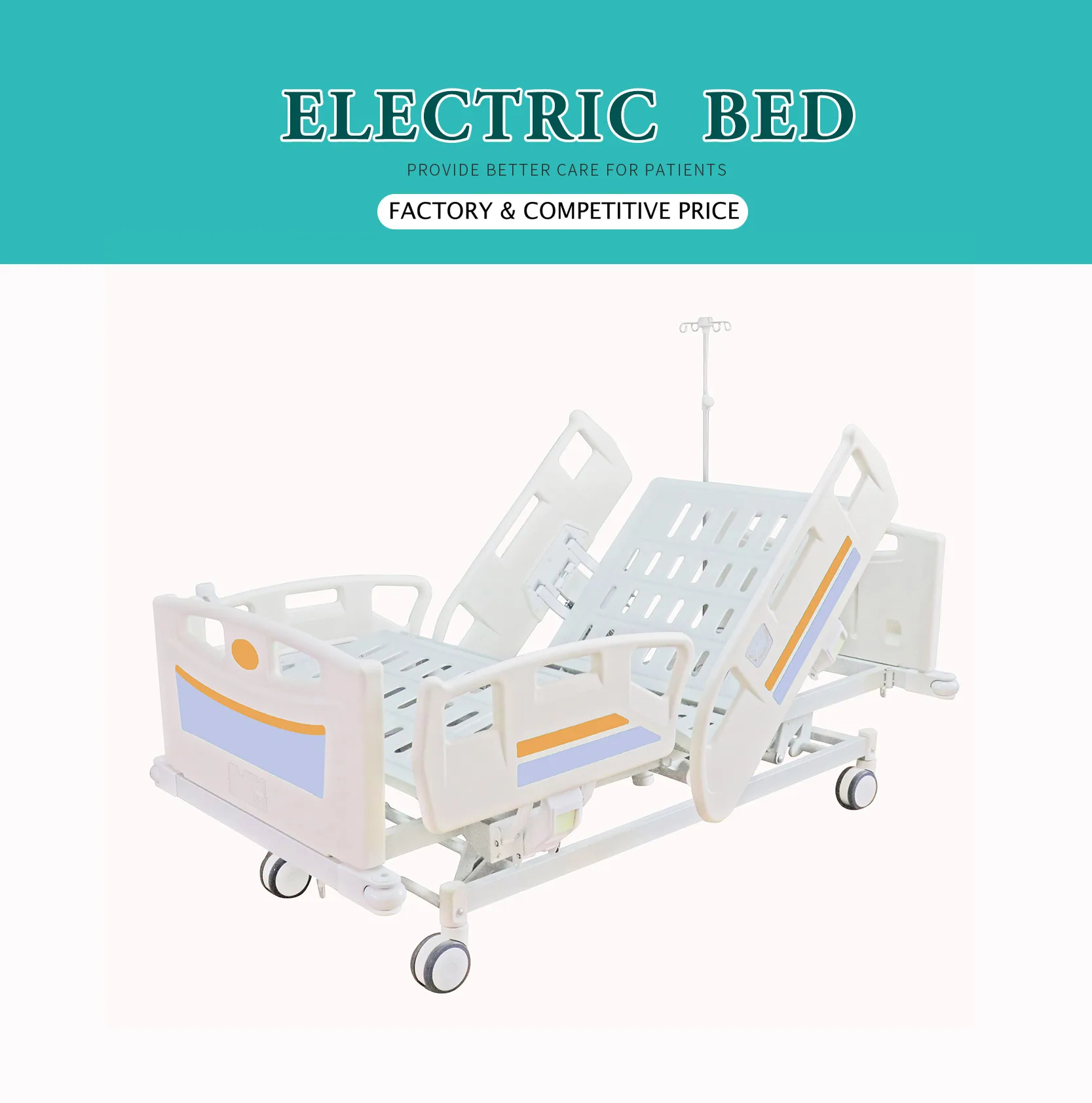 Orpbe51n Medical Electric Bed Icu Room Children Hospital Beds 5
