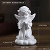 Modello f mini inginocchiatoio benedizione-angelo ragazza-scatola di carta