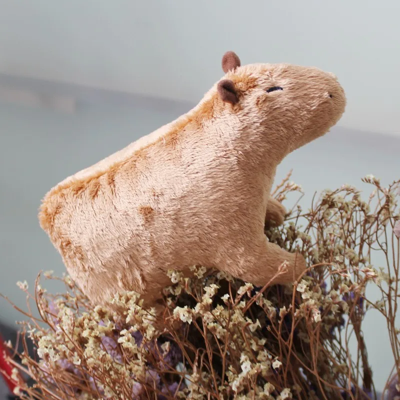 Capivara Roedor Brinquedo de pelúcia, bonito desenho animado