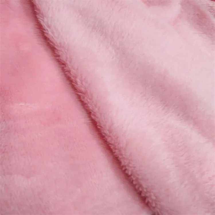 
Super Soft Knitting Polyester Baby Minky Flannel Fleece Blanket fabric and Night-Gown Fabric 
