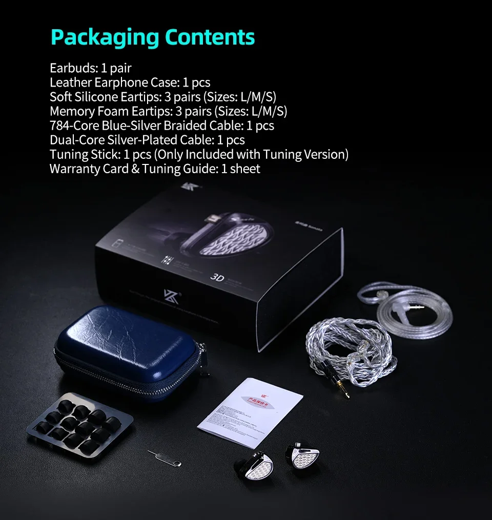 KZ Sonata 28BA Wired HIFI Earphones with Balanced Armature Drive