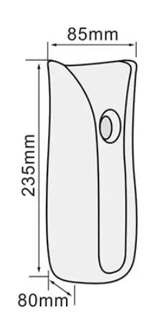 AA Battery Plastic Home Hotel Office Wholesale Battery Operated Wall Mounted Automatic Aerosol Air Freshener