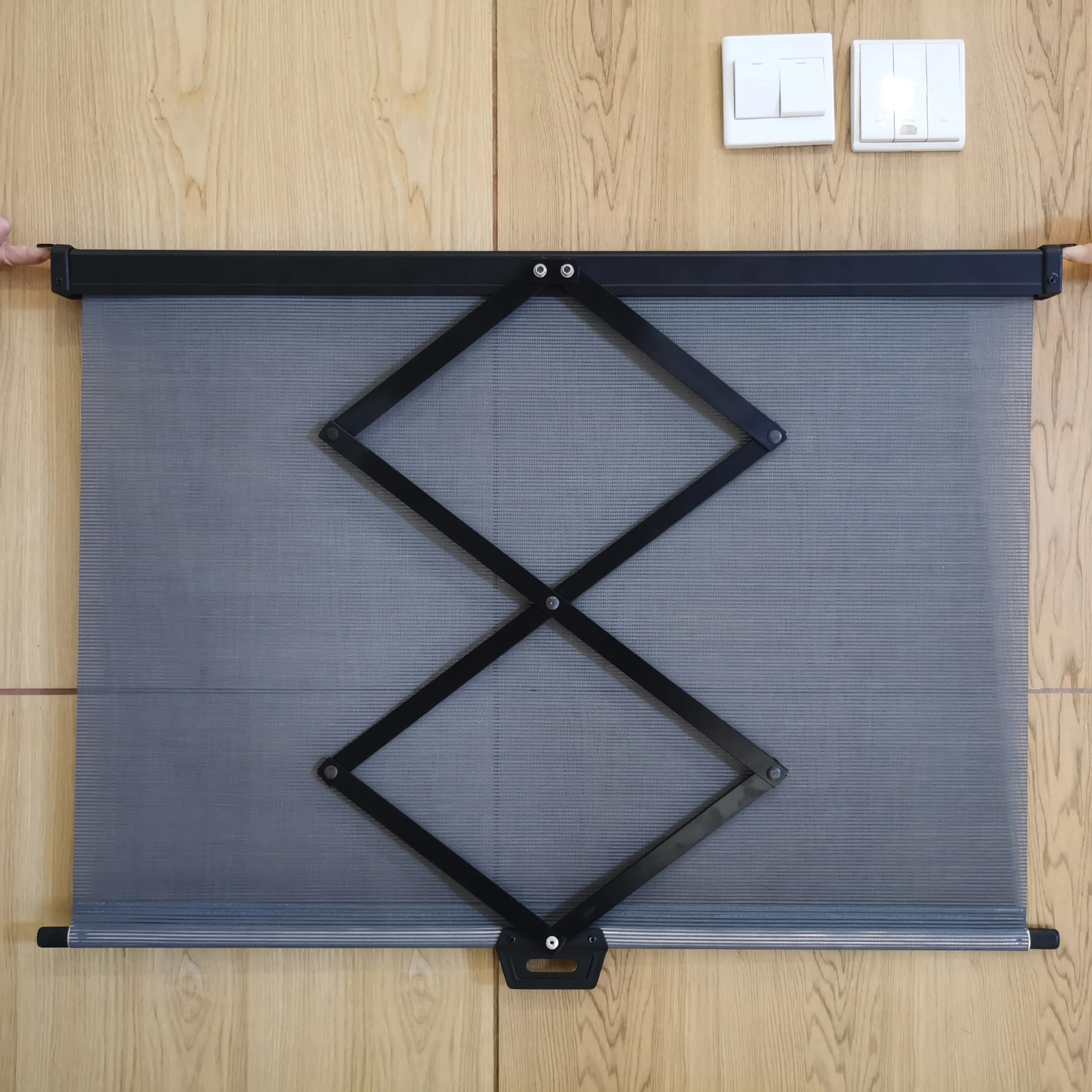 Tenda Parasole Plissettata Per Camper - 50x96.5 Cm - Cappuccino - Blocca UV E Privacy