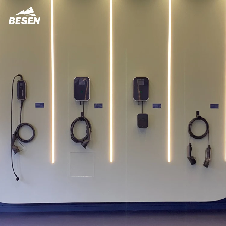 BESEN 22kW Dynamic Load Balancing EV Charger 32A 3Phase Smart Electric Vehicle Charge Level 2 EV Home Charging Station