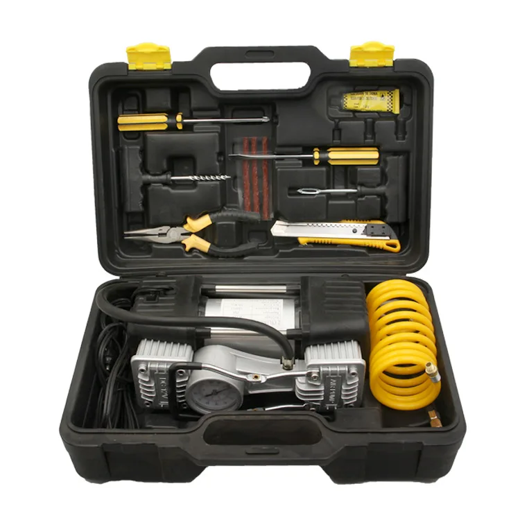 Air Compressor Puncture Repair Kit And Pump Tyre Puncture Repair