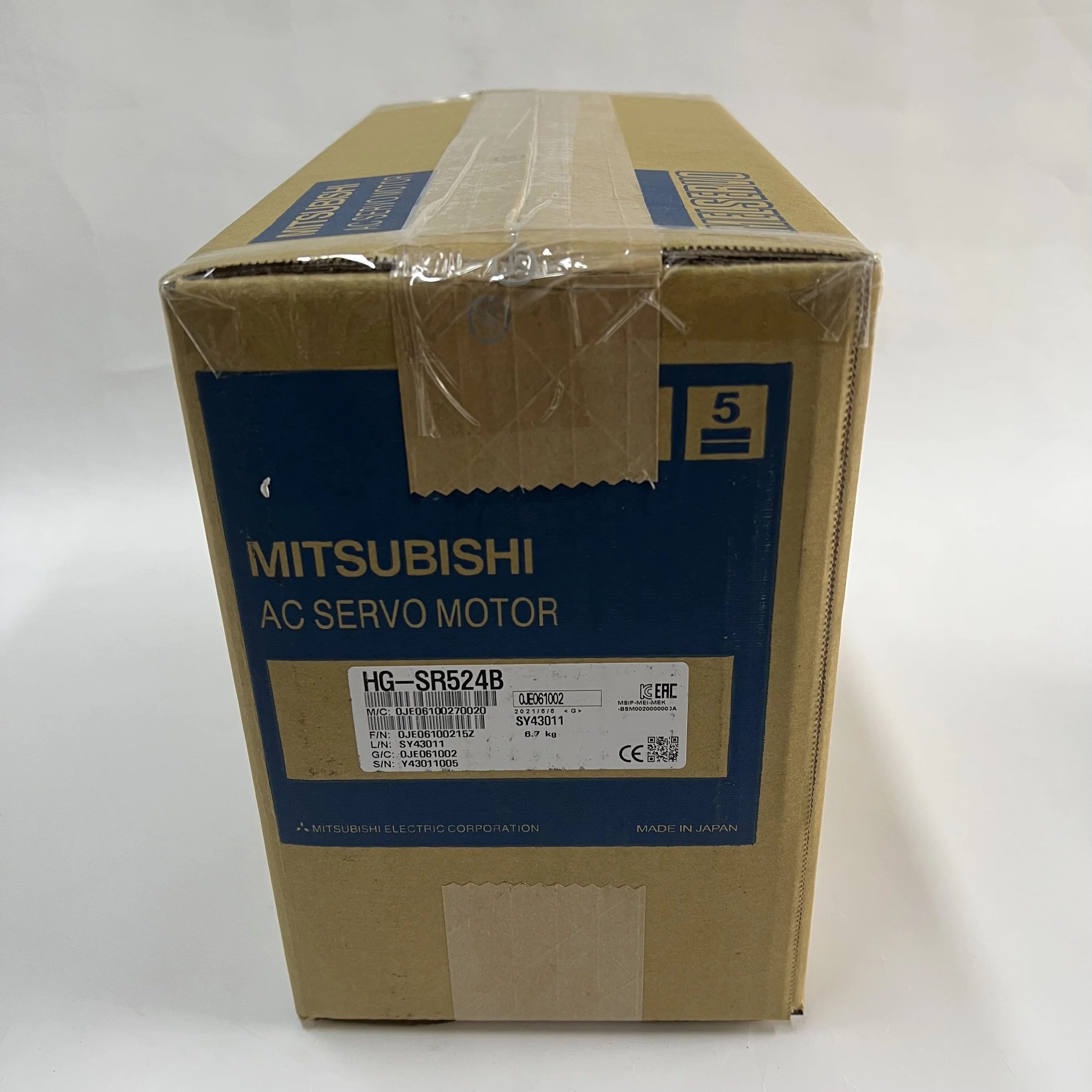 Mitsubishi AC Servo Motor HG-SR524B