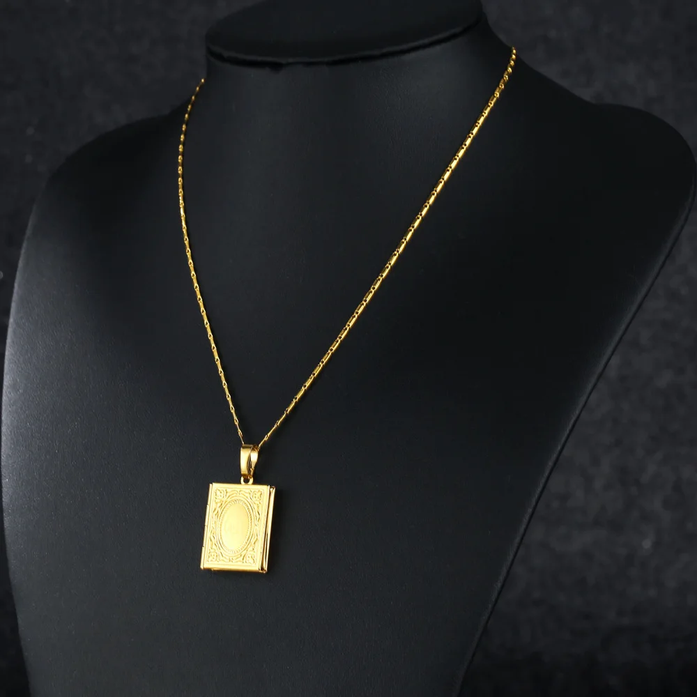 Pendentif Allah - Collier Islamique En Acier Inoxydable Et Cuir, Neuf Avec étiquettes