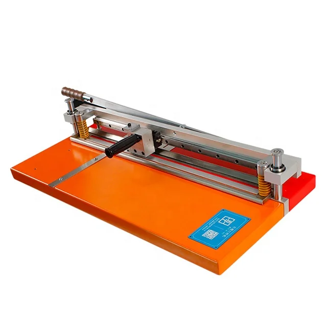 Manual Cardboard Grooving Machine Rigid Box Making Machine Use to Make Box Sample Paper Box Making Machine