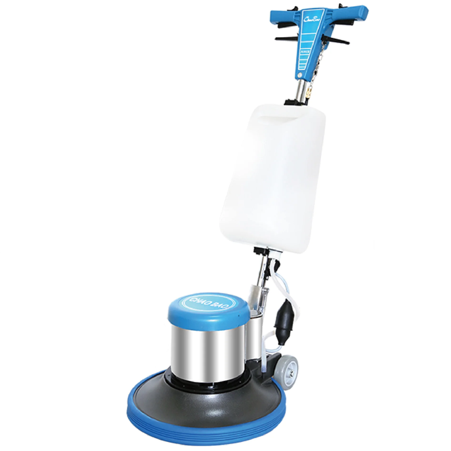 Industrial Hand Push Single Scrubbing Machine Factory Scrubbing Machine Hotel Carpet Floor Cleaning Equipment 175 RPM 1100W Red