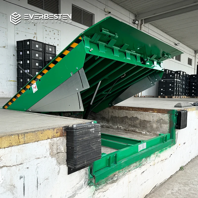 Everbesten Hydraulic Dock Leveler Heavy Duty 8-20Ton Loading Ramp Integrated Hydraulic System for Industrial Warehouse Truck
