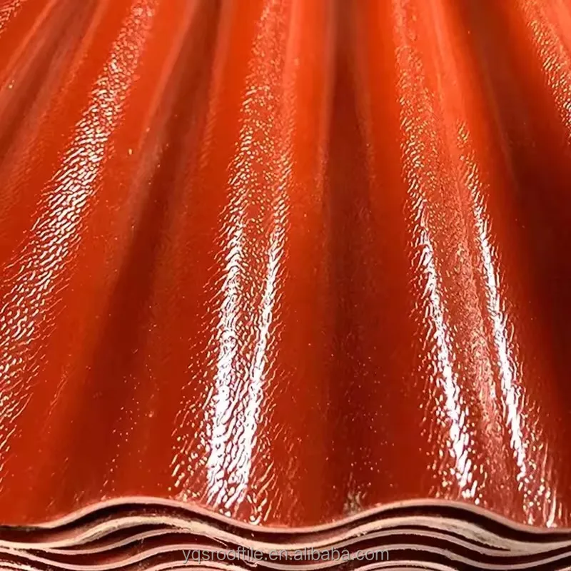 ASA Synthetic Resin Roofing Shingles UPVC Corrugated Plastic Building Materials for House Construction for Roof Sheet
