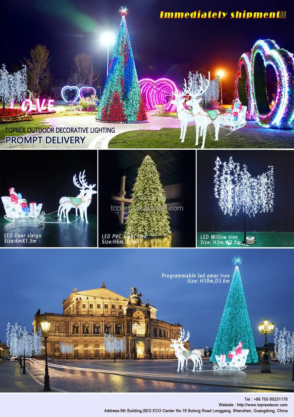 Best Quality 20Ft 30Ft 40Ft 50Ft 60Ft Giant Commercial Outdoor ...