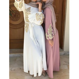 Latest Designs Women Pour Femmes Luxury Islamic Clothing Turkey Muslim Kimono Abaya Dubai