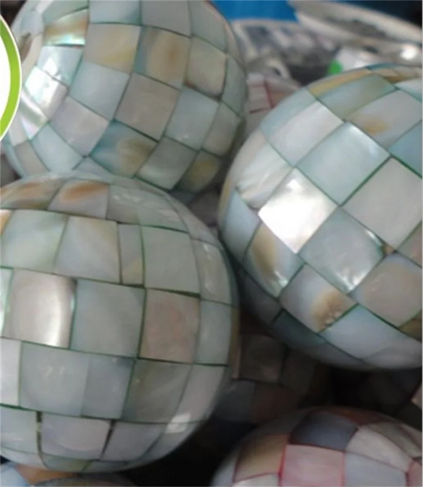 Wholesale Natural Mosaic Shell Mosaic Shell Beads and Mosaic Shell Ball