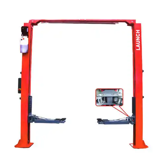 High Performance Launch TLT240SCA 4ton Lifting 2 Post Floor Car Lift / Car Lifter Jack / Hydraulic Car Lift with Beam Car Lifter