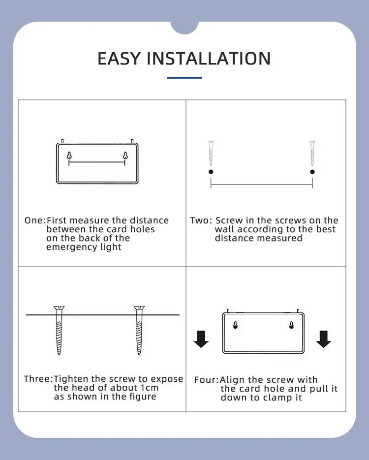 Ceiling Recessed Mounted Led Emergency Light Exit Sign And Fire Safety ...