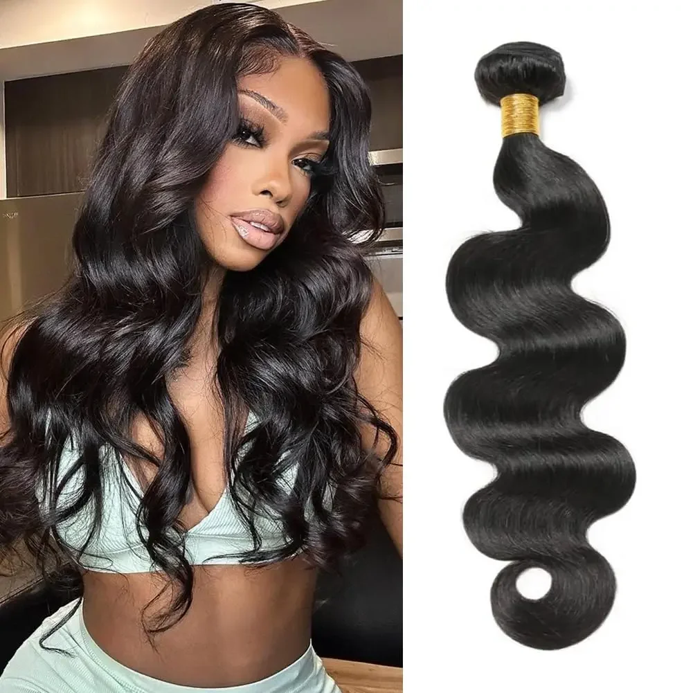 30 32 pollici Body Wave Human Hair Bundles Remy Hair Water Wavy Weaves all'ingrosso Natural Tissage_voghion.com
