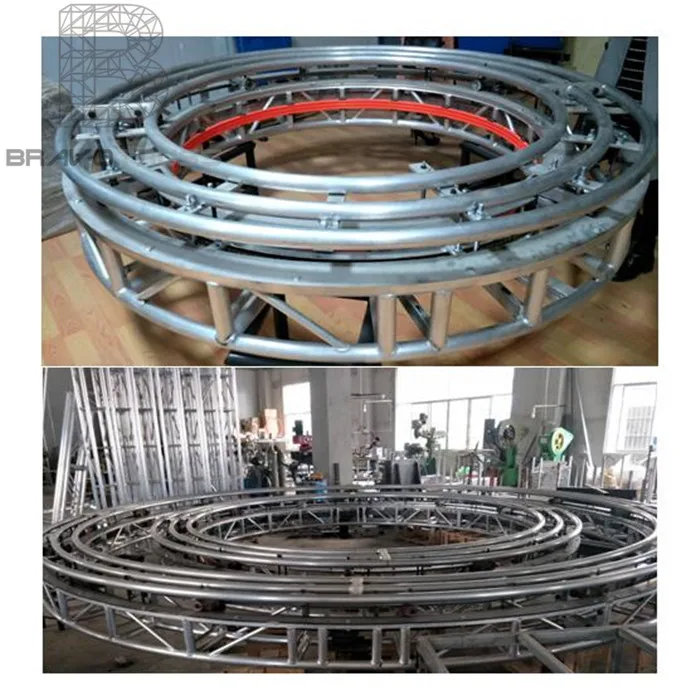 Fashion Show Circus Stage Truss Equipment Runway Mini Rotating Circular Roof Truss Lighting Truss