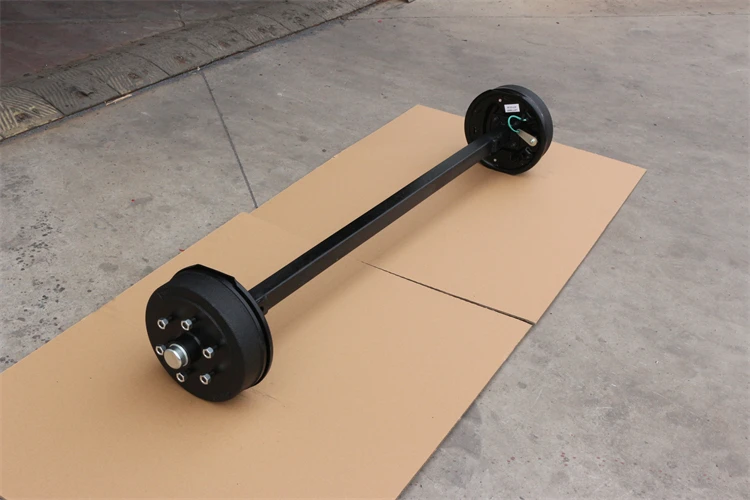 Standard Size Trailer Axle With Electric Brake Heavy Duty Trailer