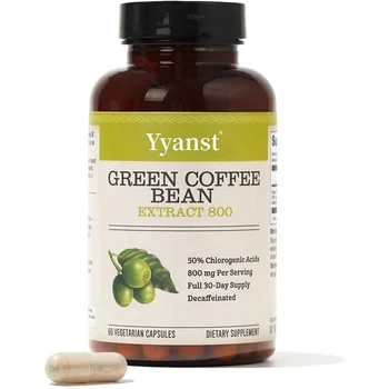 OEM Support Weight Management Green Coffee Bean Extract Capsules Digestive Support Boost Metabolism Green Coffee Bean Capsules