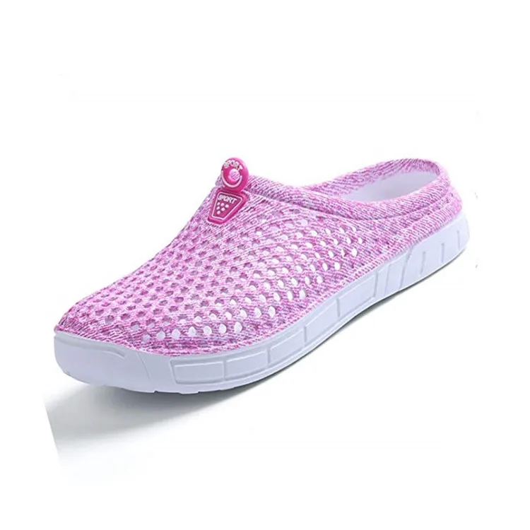 Лидер продаж, летние пляжные тапочки высокого качества, унисекс, сетчатая Забивка