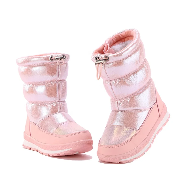 Зимние модные водонепроницаемые детские зимние сапоги для детей