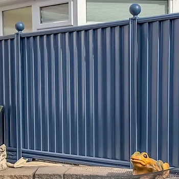 Decorative Garden Fencing Buildings Galvanized Aluminum privacy Metal Fence Panels Morden customized Gates Outdoor art Fence