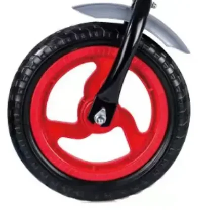 product direct factory supply new 12 inch baby balance bike with steel fork single speed gears without chain rear pedal brake-2