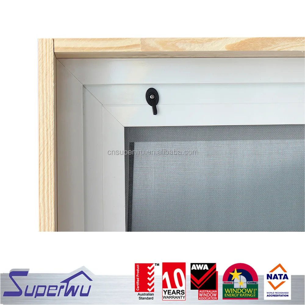 New design popular frosted glass black painted thermal break aluminum fixed and awning windows