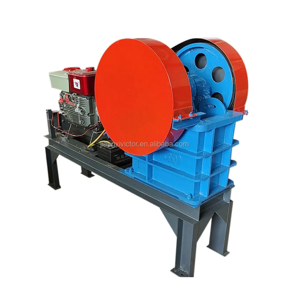 Mini Sand Making Machine Laboratory Primary Sample PE150X250 PE250X400 Mini Jaw Crusher for the Stone