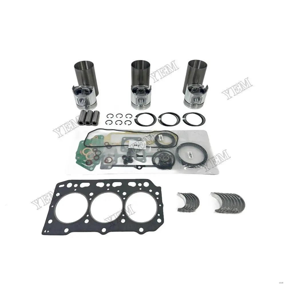 3TNV84 Engine Overhaul Repair Kit for Yanmar Engine Kit Gasket Piston Set