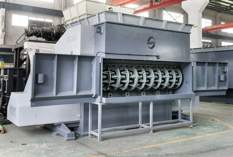 Refuse Derived Fuel (RDF) Shredder/waste Shredding/Fabric/leather/textile/MSW Shredder